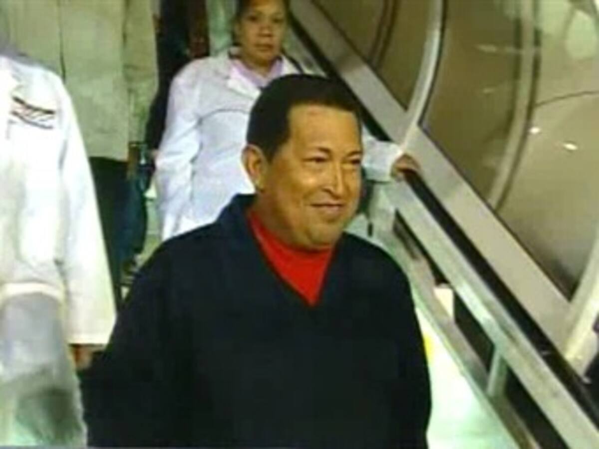Presidente Chávez anunció que ya no tiene células malignas en su cuerpo