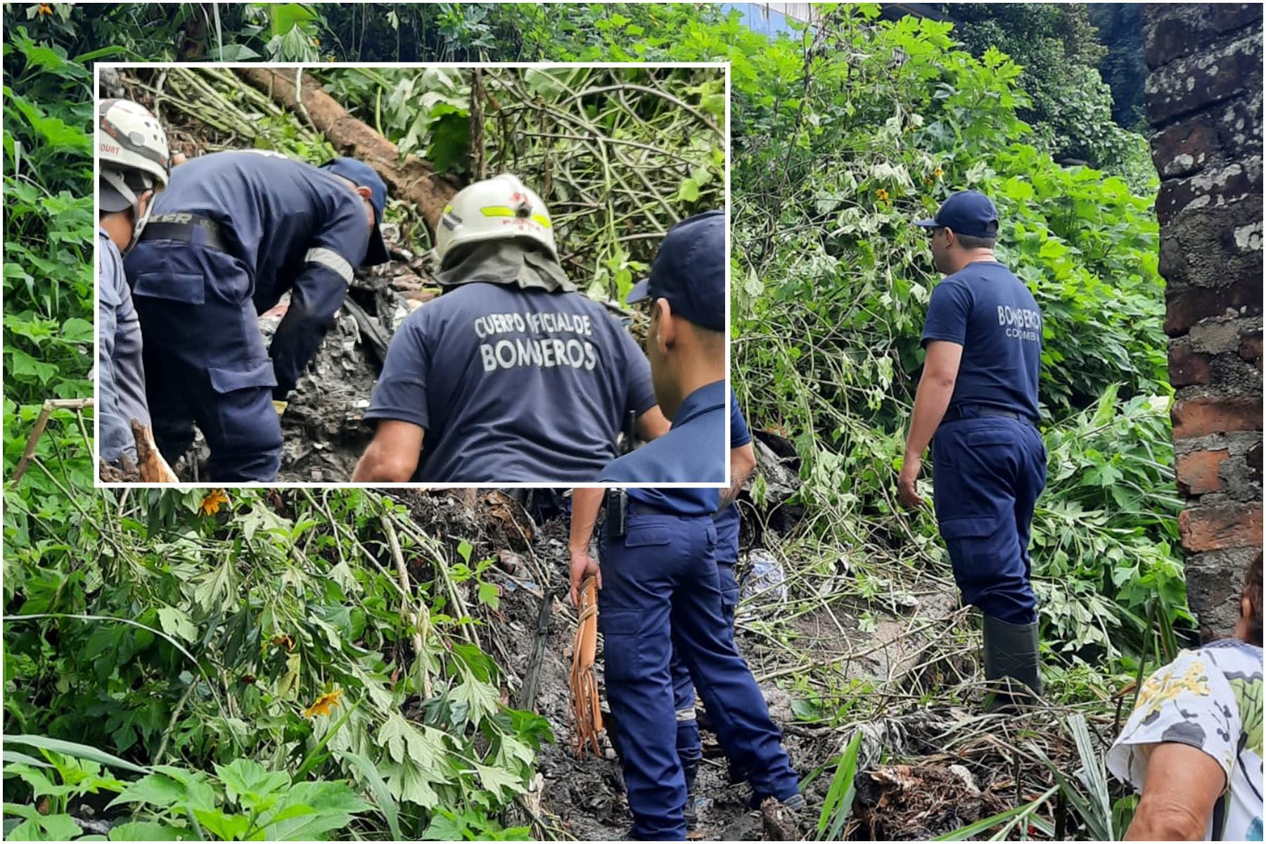 Un deslizamiento de tierra sepultó a una persona en el barrio Combeima de Ibagué