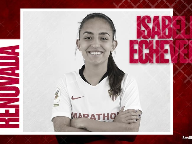 Isabella Echeverri renovó un año más con el Sevilla de España