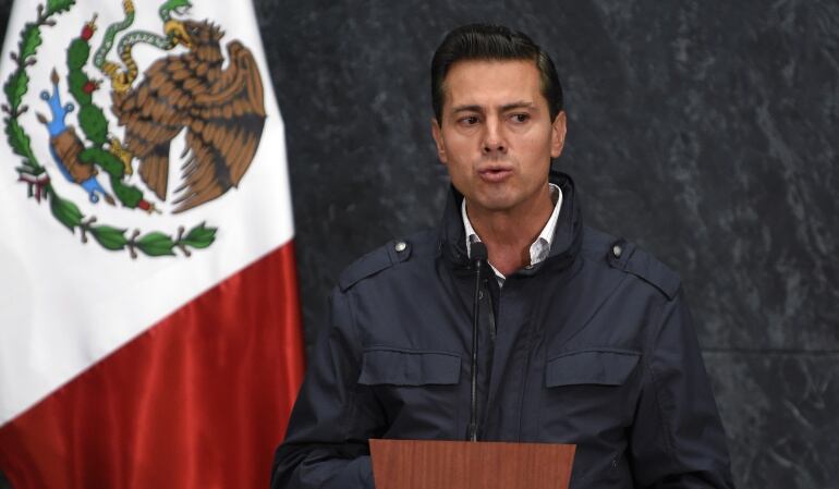 Enrique Peña Nieto, presidente mexicano. 