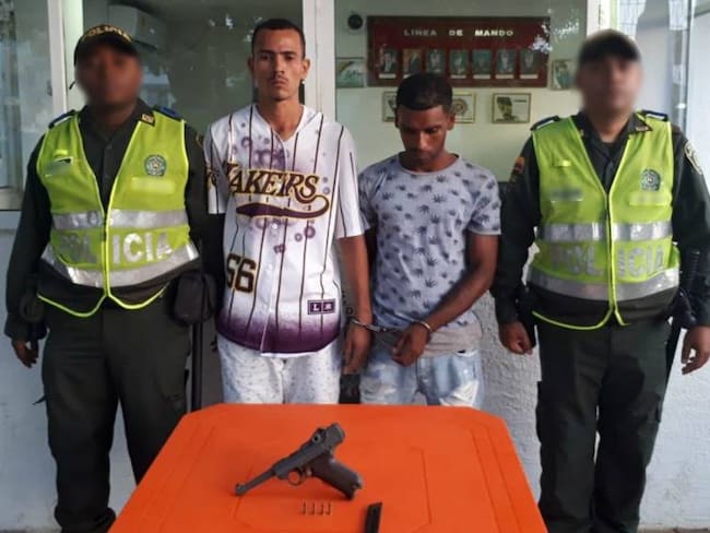 A la cárcel, ladrones que usaban pistola del año 1900 en Cartagena