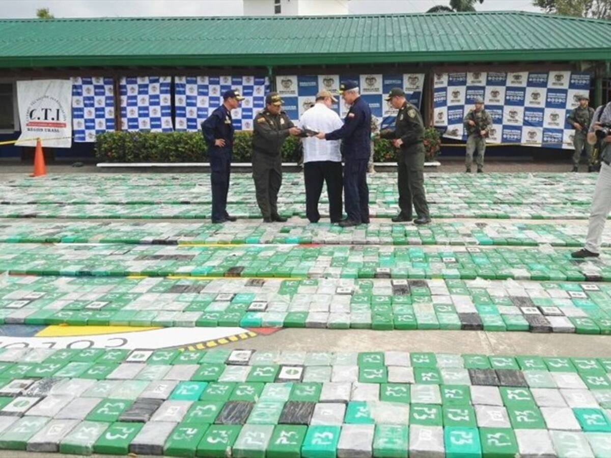 Coca decomisada en Urabá tenía como destino final Bélgica