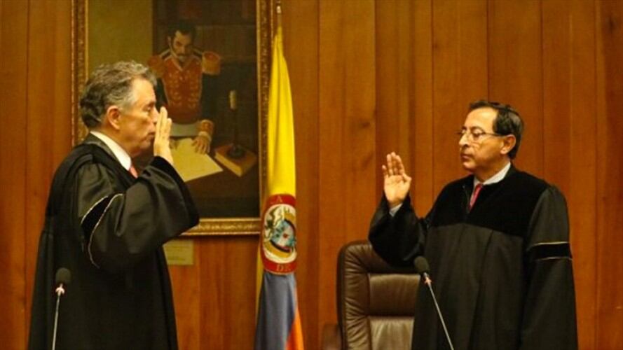 Consejo de Estado eligió presidente y vicepresidente. Foto: Twitter:@consejodeestado