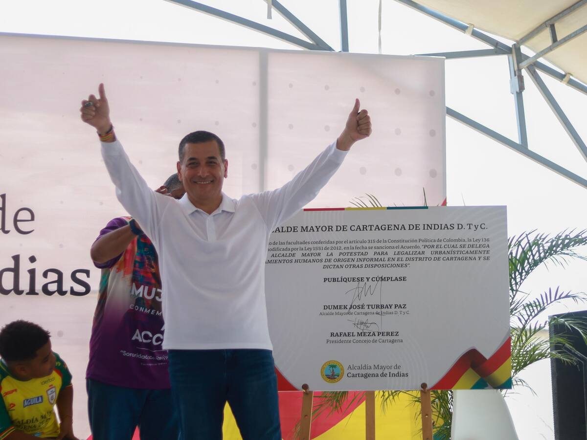 Alcalde Dumek Turbay ya tiene potestad para legalizar urbanísticamente asentamientos informales