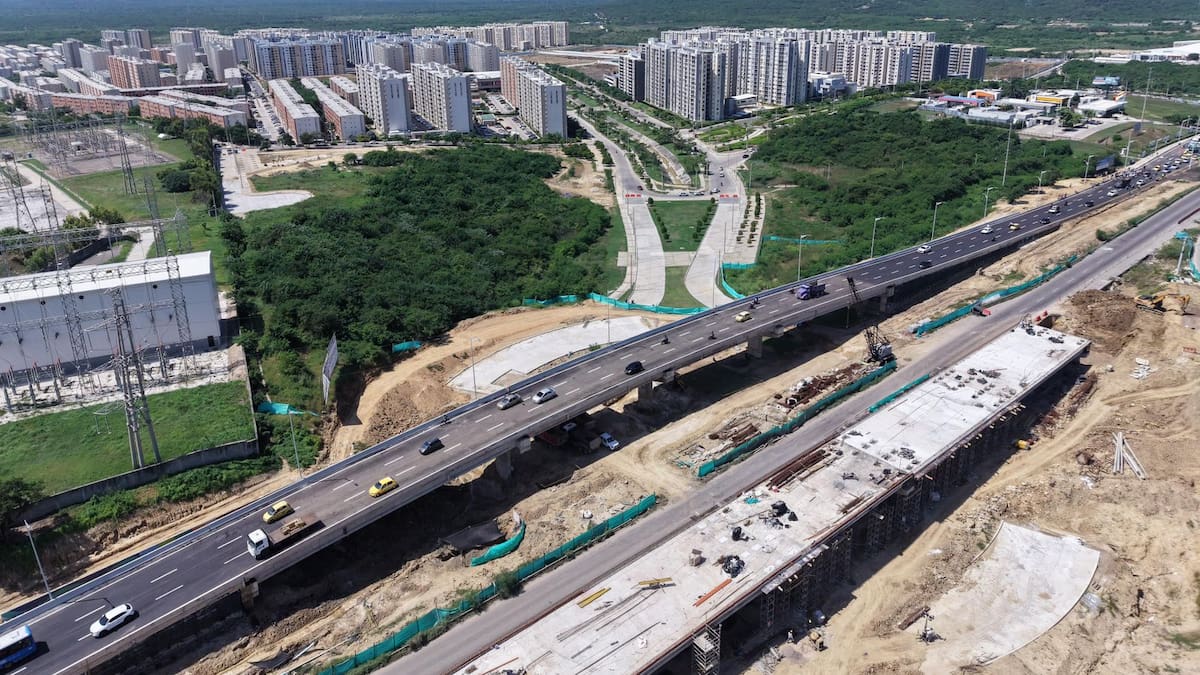 Habilitan puente norte-sur del intercambiador vial de la Circunvalar en Barranquilla