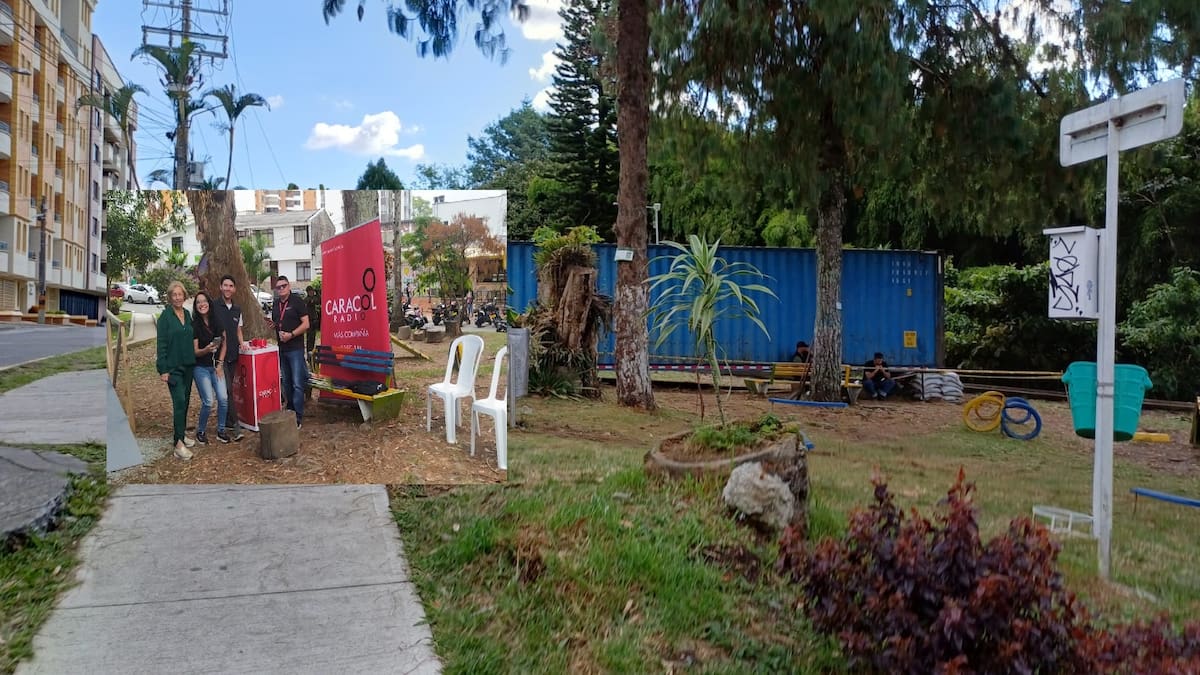 Informe contenedor parque Laureles en Armenia