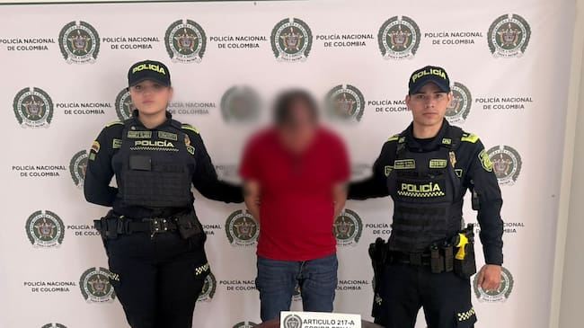 Capturado en Sabaneta por presunta explotación sexual con menores de edad. Foto: Cortesía MEVAL