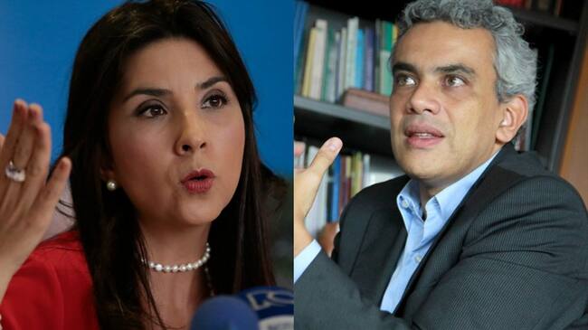 María Victoria Angulo y Ricardo Lozano. Foto: Colprensa