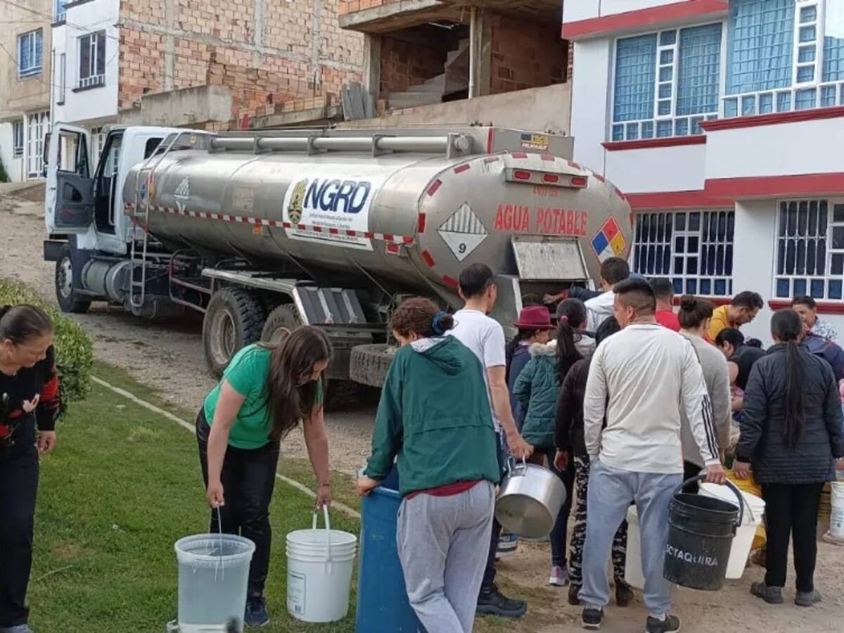 Hasta el jueves en la noche, se restablecería el suministro completo de agua en Tunja