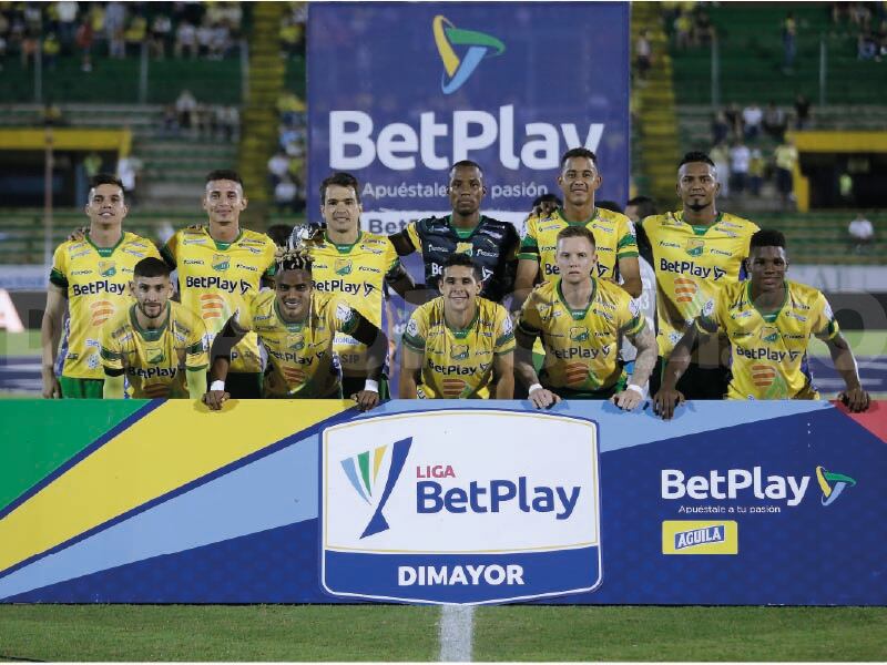 Atlético Huila lucha actualmente por mantenerse en la primera división del fútbol colombiano / Dimayor.