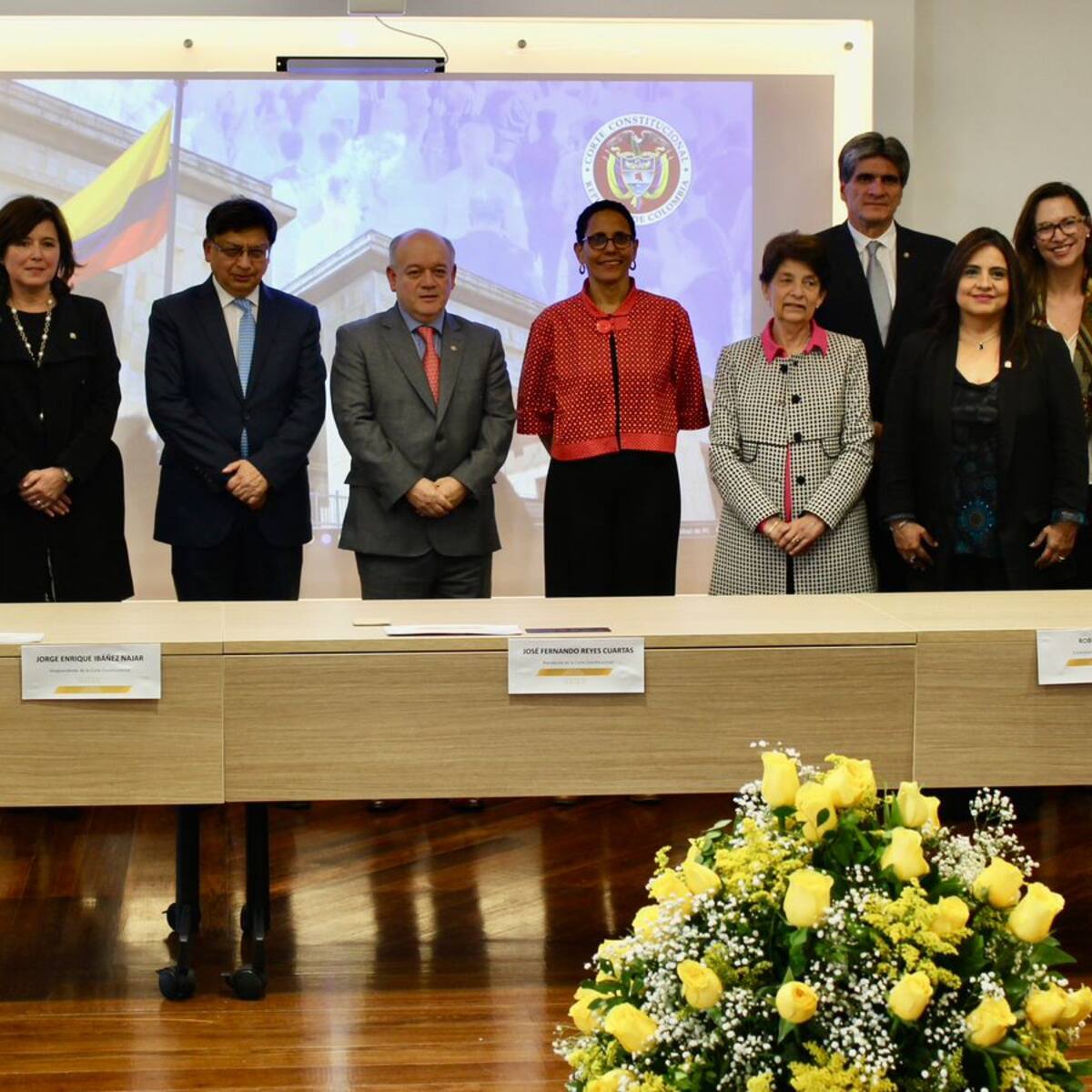 Delegados de la CIDH visitaron a magistrados de la Corte Constitucional
