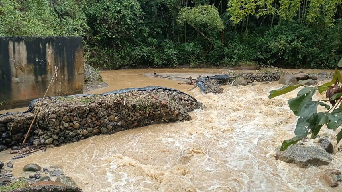 Municipios del Huila en alerta por deslizamientos debido a intensas lluvias