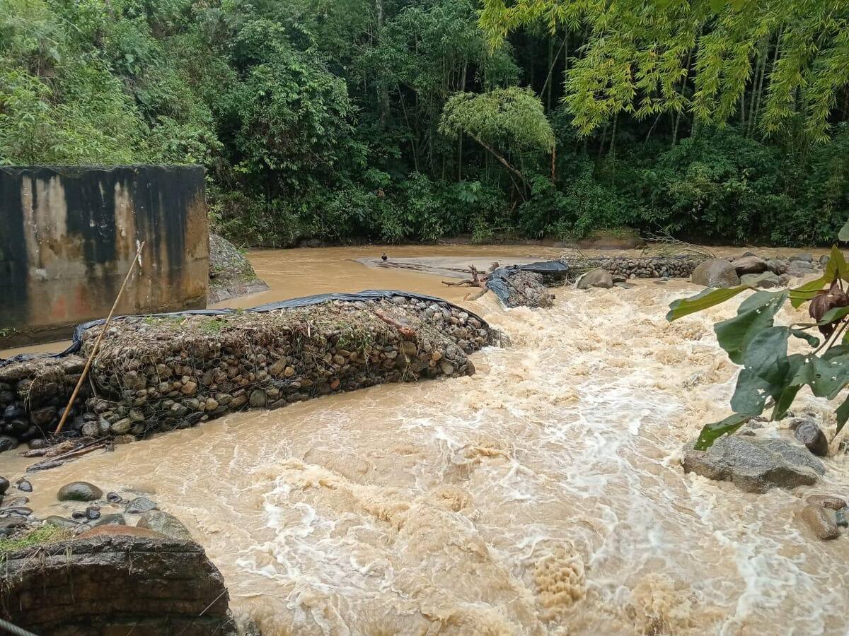 Municipios del Huila en alerta por deslizamientos debido a intensas lluvias