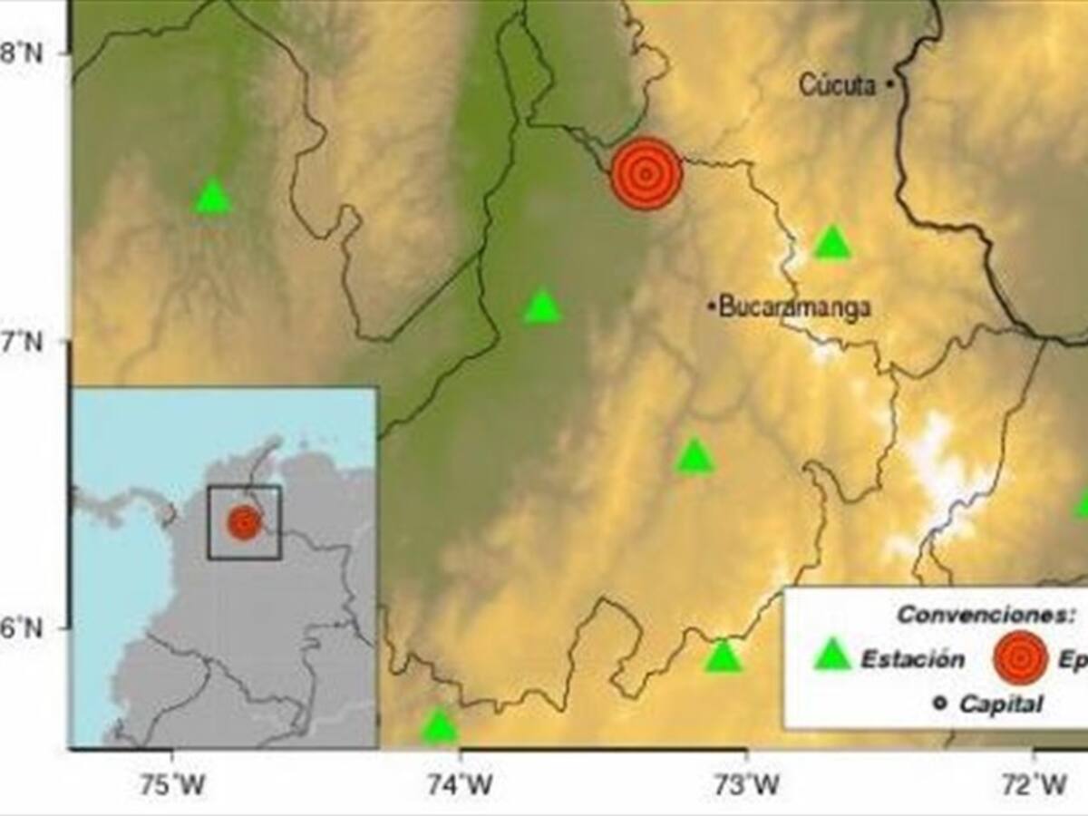 Sismo de 5,7 grados se sintió en gran parte del país