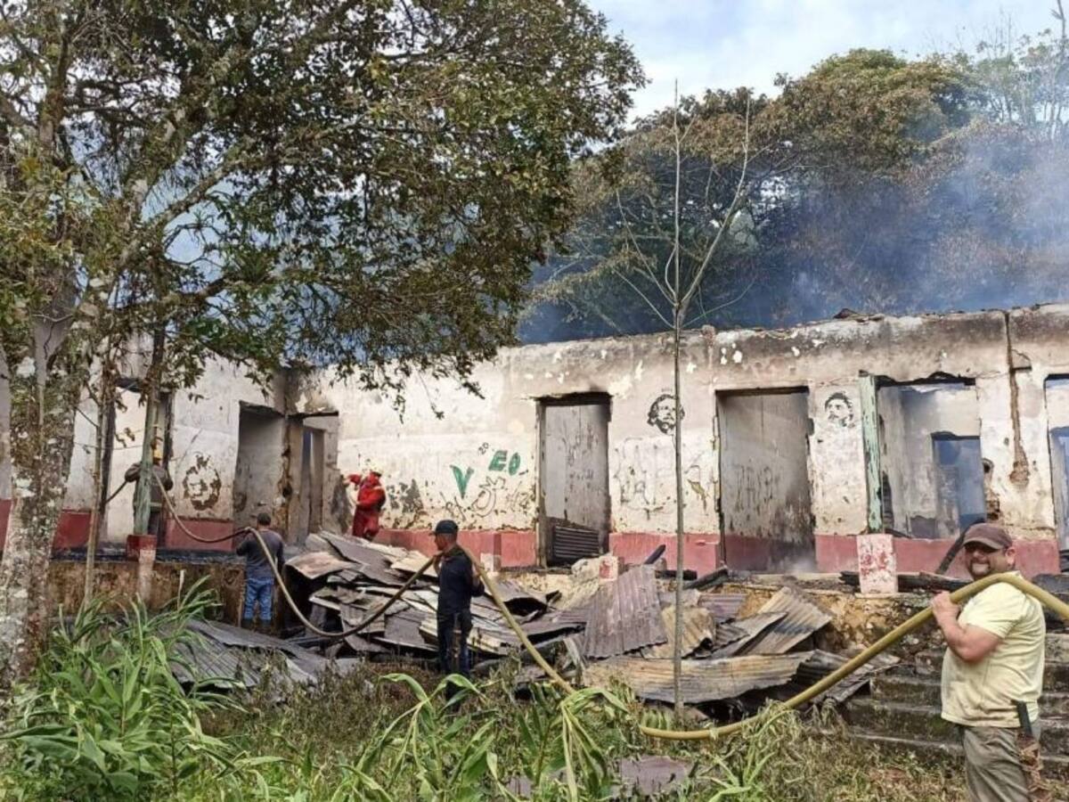 Se incendió patrimonio histórico de Santander