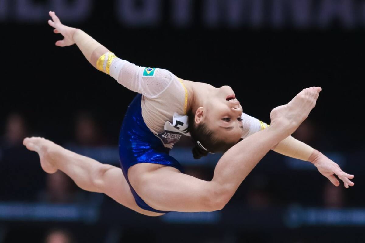Flavia Saraiva es una de las representares en gimnasia artística de Brasil en los Juegos.