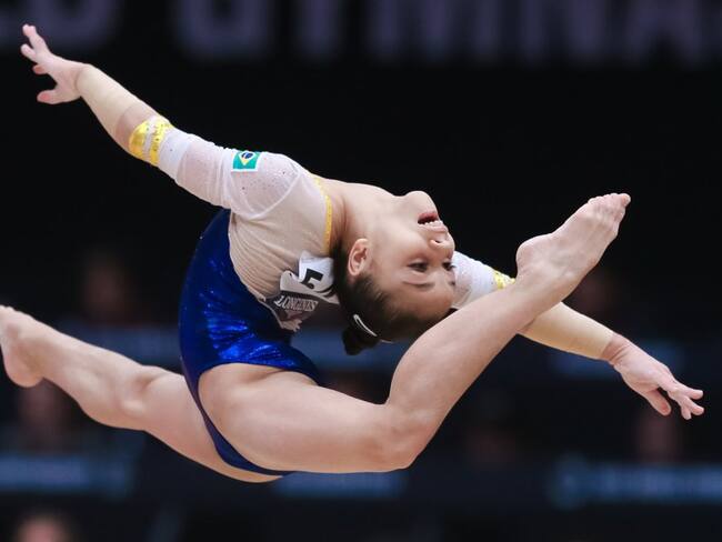 Flavia Saraiva es una de las representares en gimnasia artística de Brasil en los Juegos.