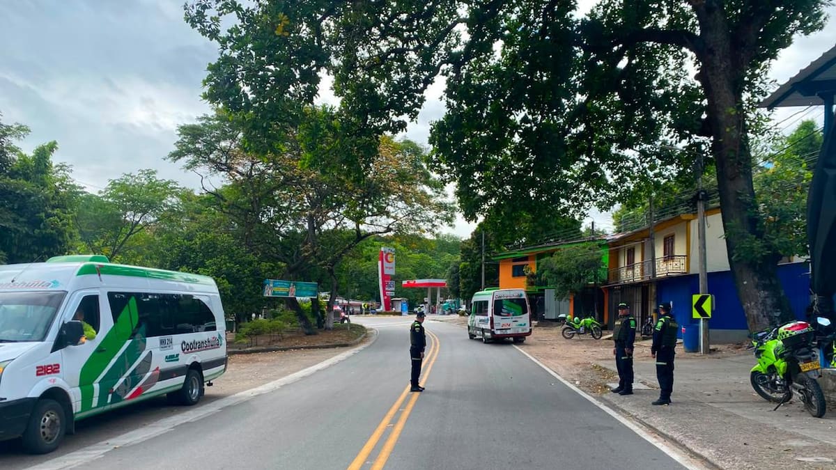 Cuatro personas fallecieron en siniestros viales ocurridos en vías del Huila
