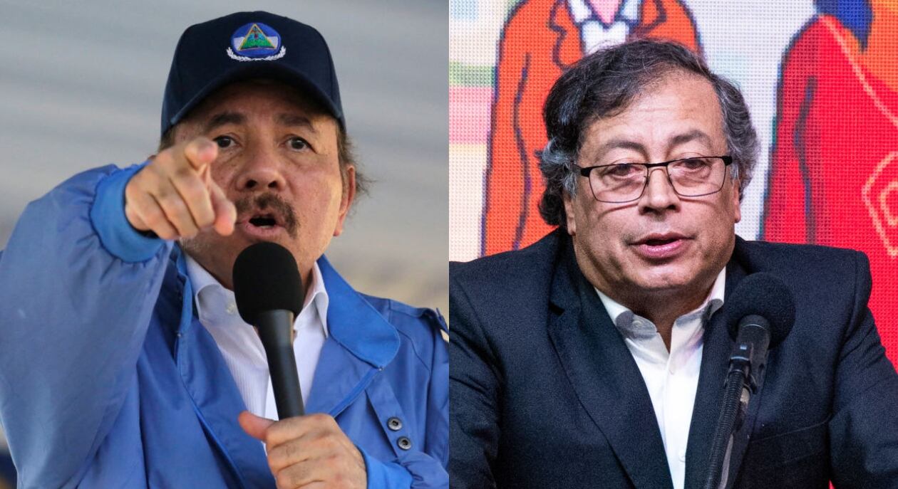 Daniel Ortega y Gustavo Petro. Foto: Getty Images.