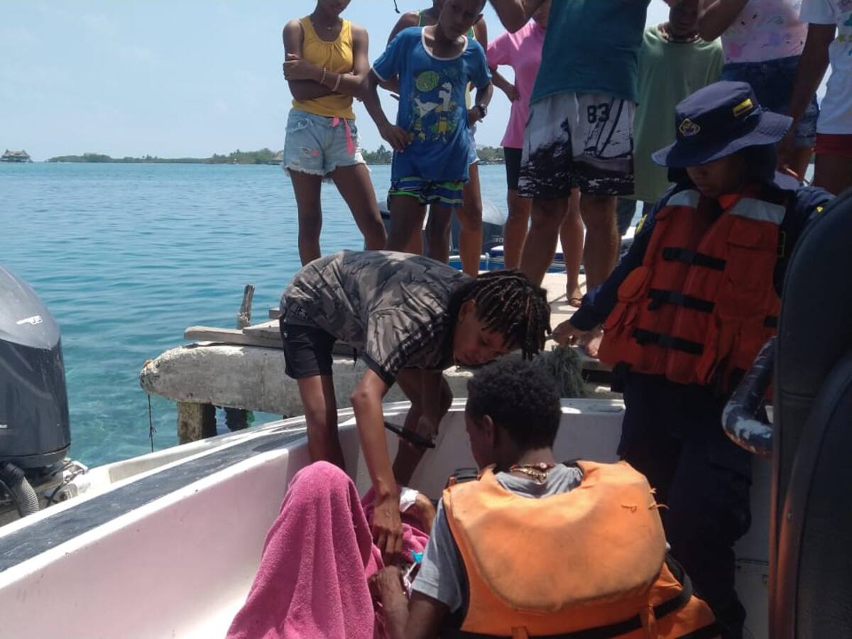 Armada realizó rescate en zona insular de Cartagena