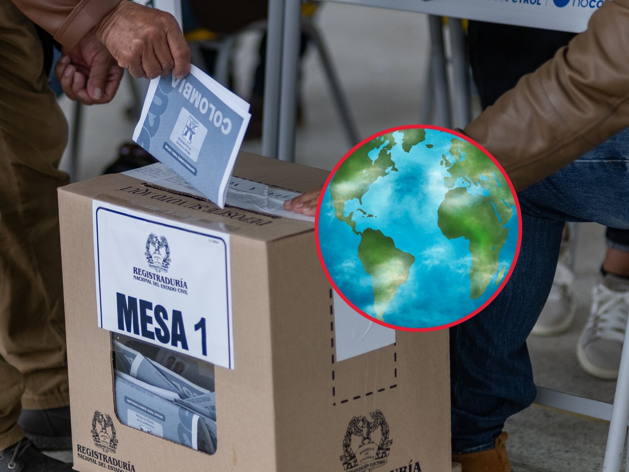 Imagen de referencia de las votaciones para las elecciones presidenciales de Colombia en 2026(Cortesía: Santiago Chimbaco/Long Visual Press/Universal Images Group via Getty Images)