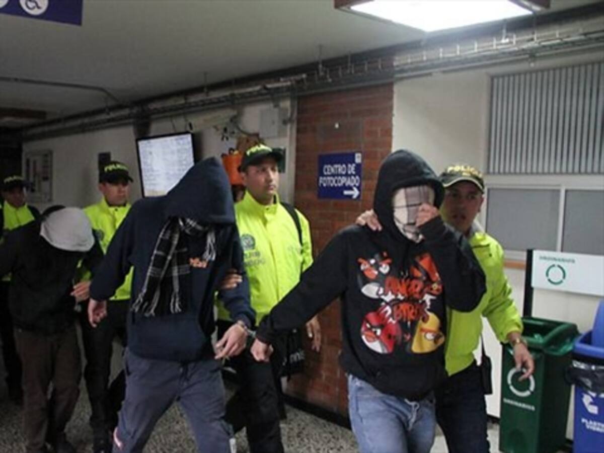 Continúa audiencia a los 13 detenidos por atentados en Bogotá