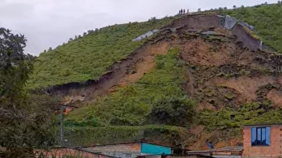 Deslizamientos de tierras dejan 91 familias evacuadas y 43 casas afectadas en Chinchiná, Caldas