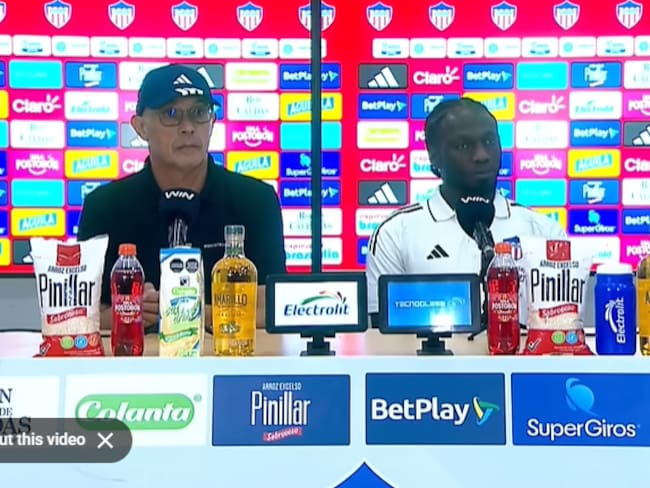 Alfredo Arias luego de golear al Chicó 3-0 / Foto: Transmisión de Dimayor