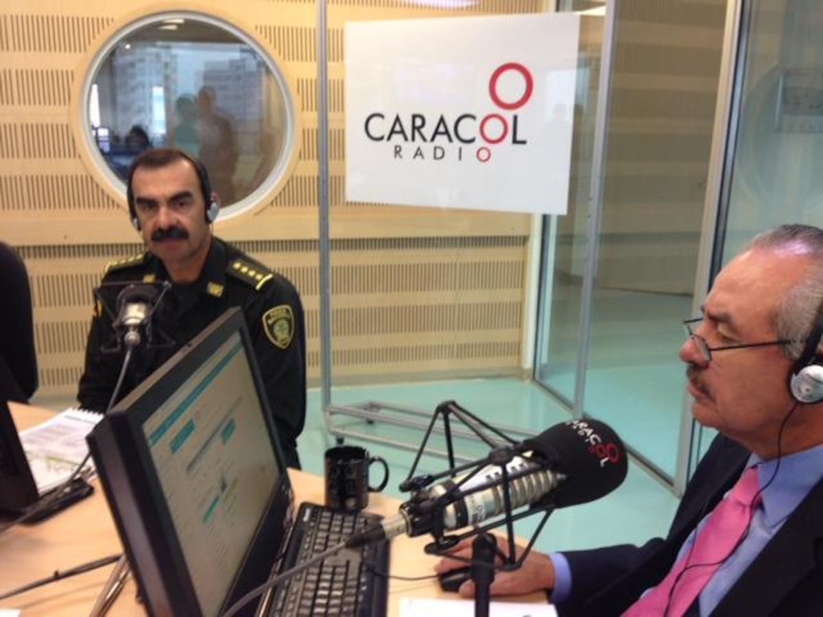 El director de la Policía Nacional en los estudios de 6AM Hoy por Hoy, con una radiografía de lo que pasa en el país en materia de protección a los ciudadanos.