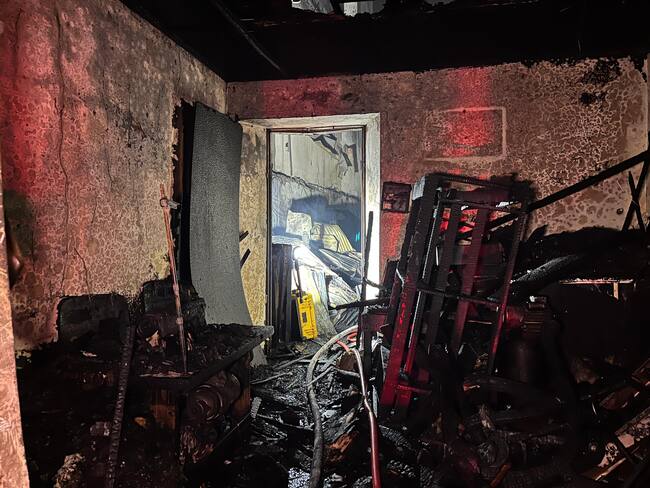 El incendio se presentó en una fábrica de muebles de la carrera 5 con calle 20