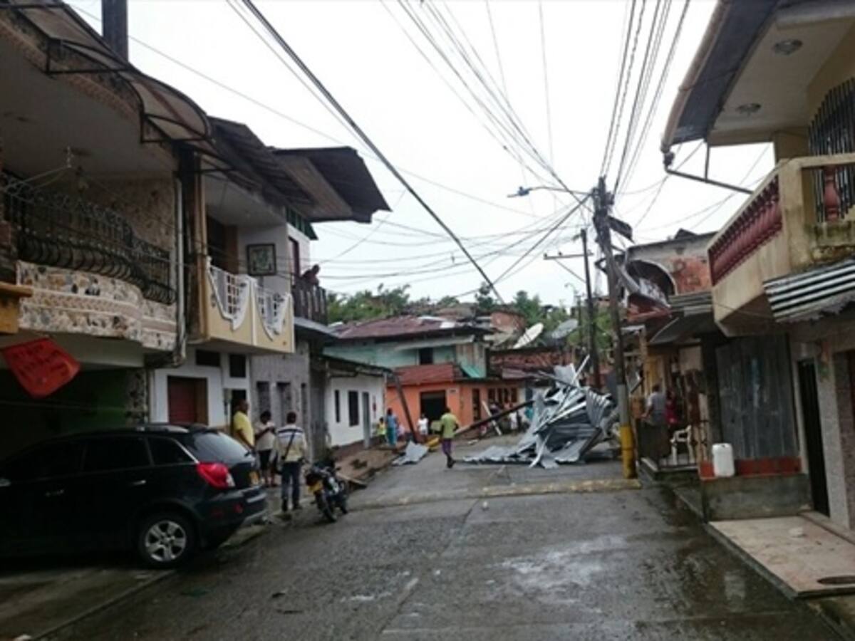 Declaran calamidad pública por vendavales que afectaron a Condoto, Chocó