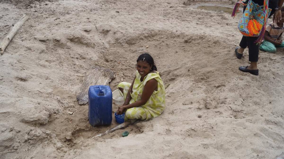 Recorrido de Caracol Radio por las zonas que aguantan sed. Fotos de Luis Enrique Rodríguez