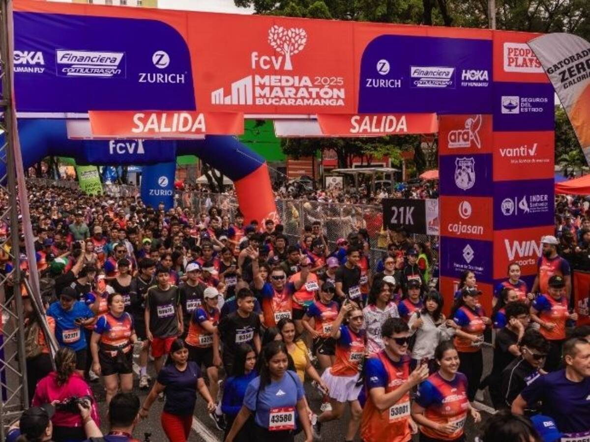 Media Maratón de Bucaramanga abre inscripciones con tarifas de 2025 hasta febrero
