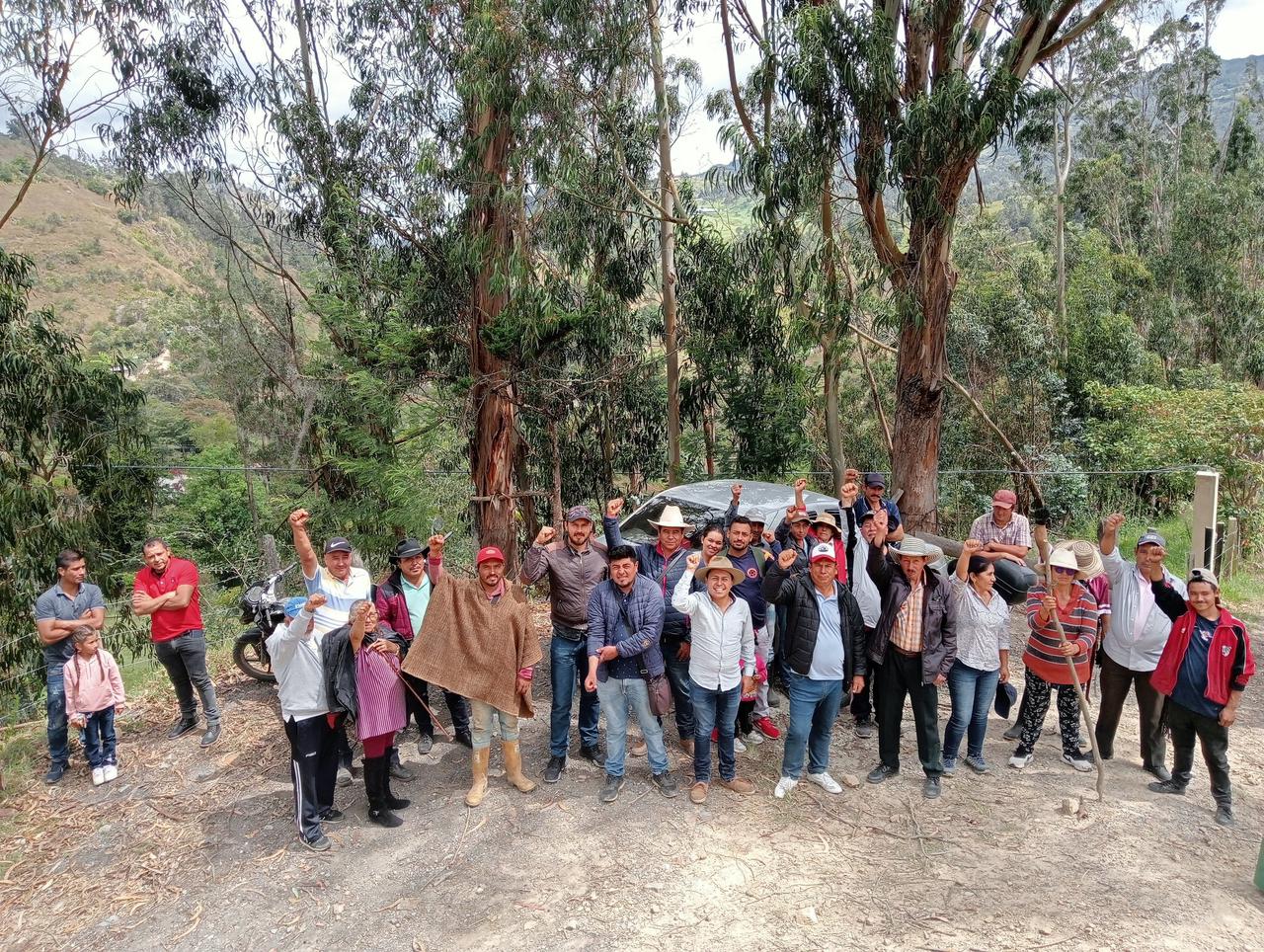 Protesta Tibaná / Foto: Manuel Páez