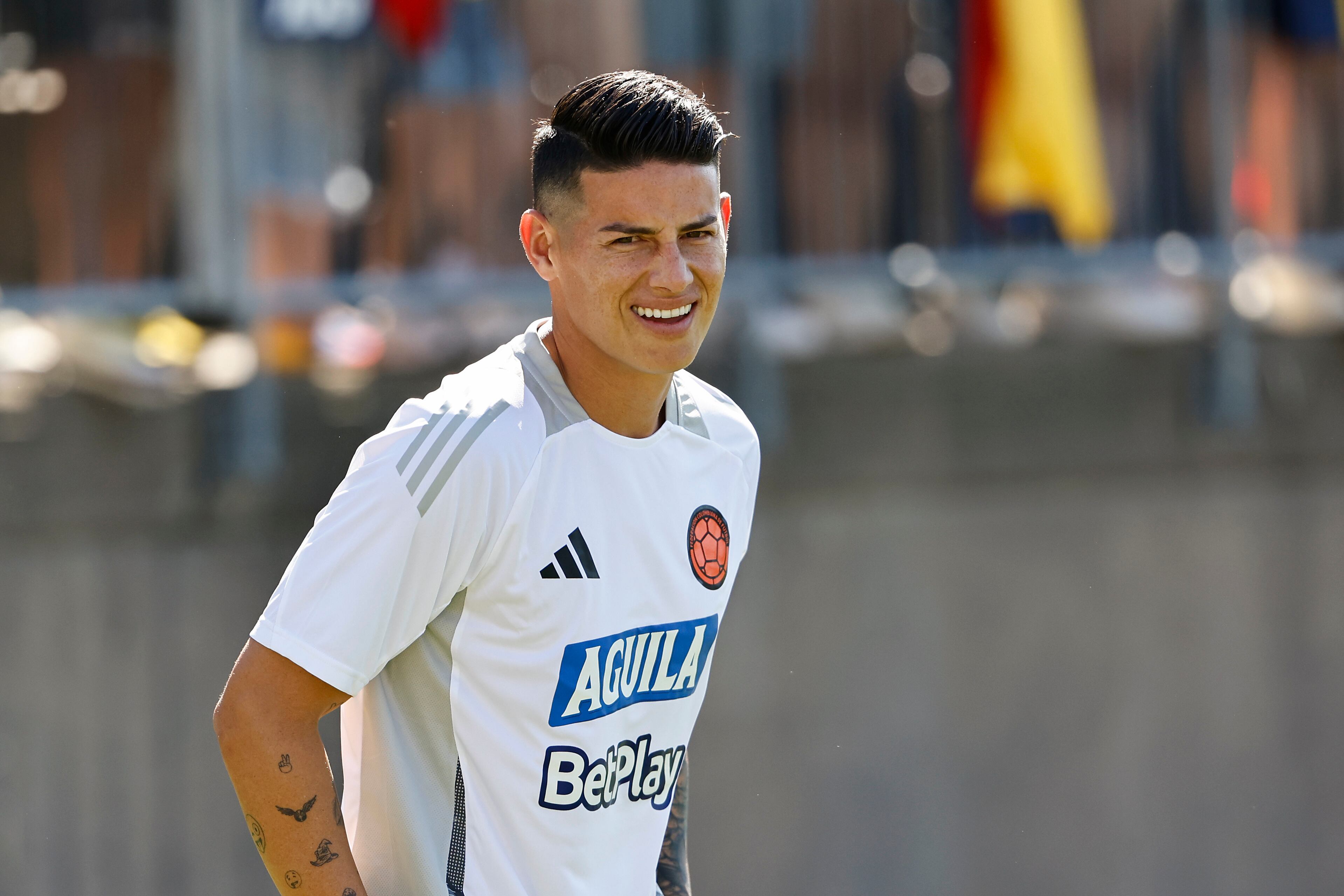 James Rodríguez, volante de la Selección Colombia. (Photo By Winslow Townson/Getty Images)