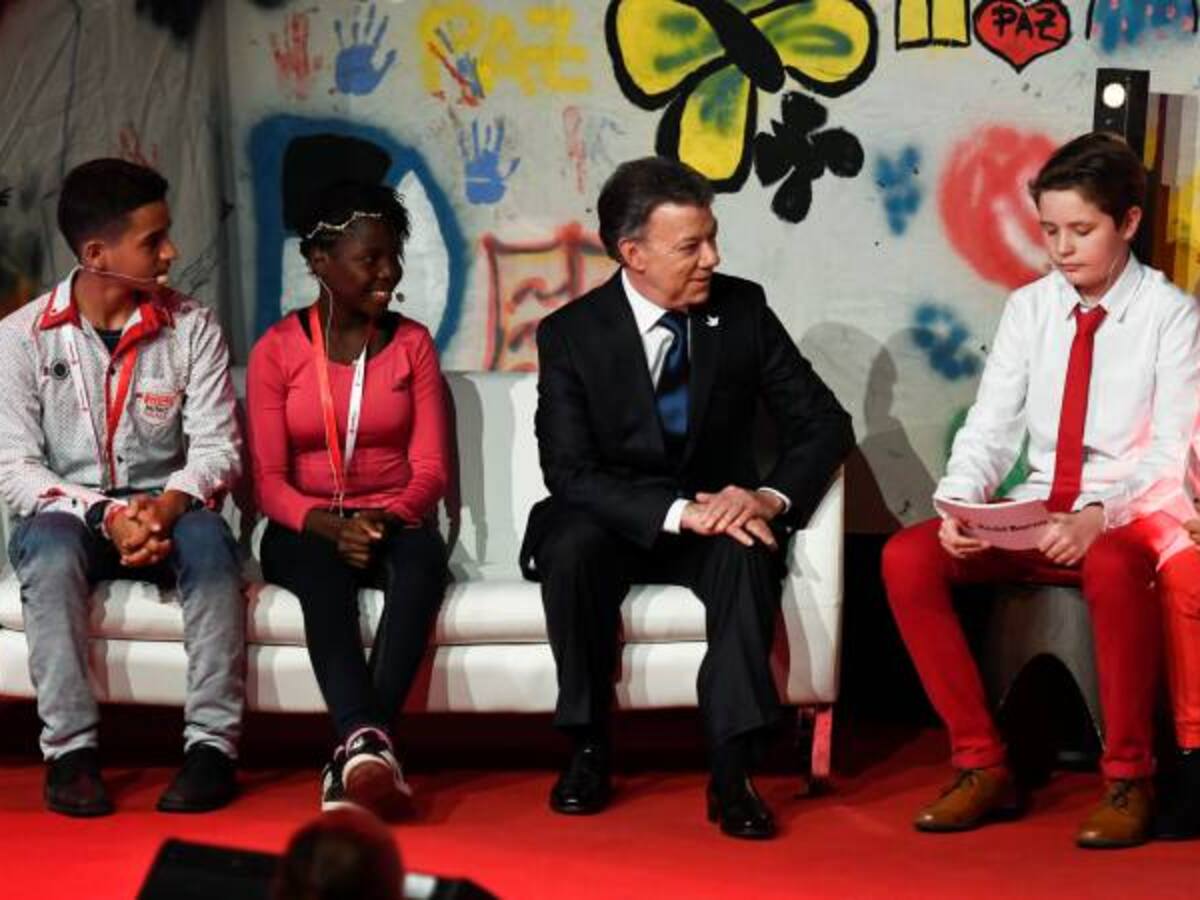 "Ustedes se merecen la paz": Niño noruego