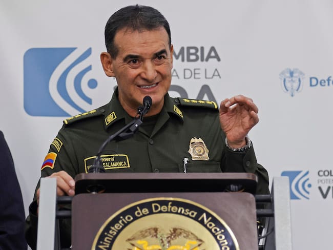 General William Salamanca, director de la Policía. Cortesía: EFE/ Mauricio Dueñas Castañeda.