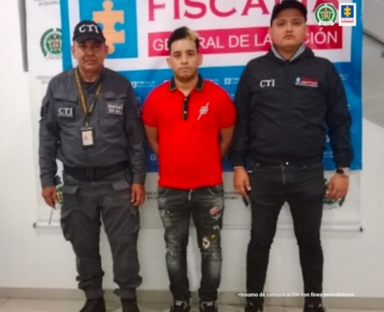 Ronell José Rangel, uno de los dos capturados por la masacre en el barrio Pueblo Nuevo, Cúcuta / Foto: Fiscalía General de la Nación