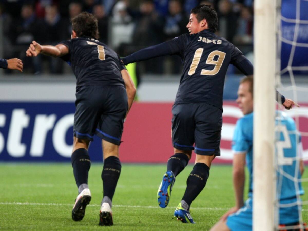 Un día como hoy, hace siete años, James marcó su primer gol en Champions