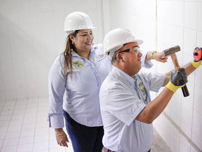 Arrancaron obras de mantenimiento en Coliseo Chico de Hierro en Cartagena