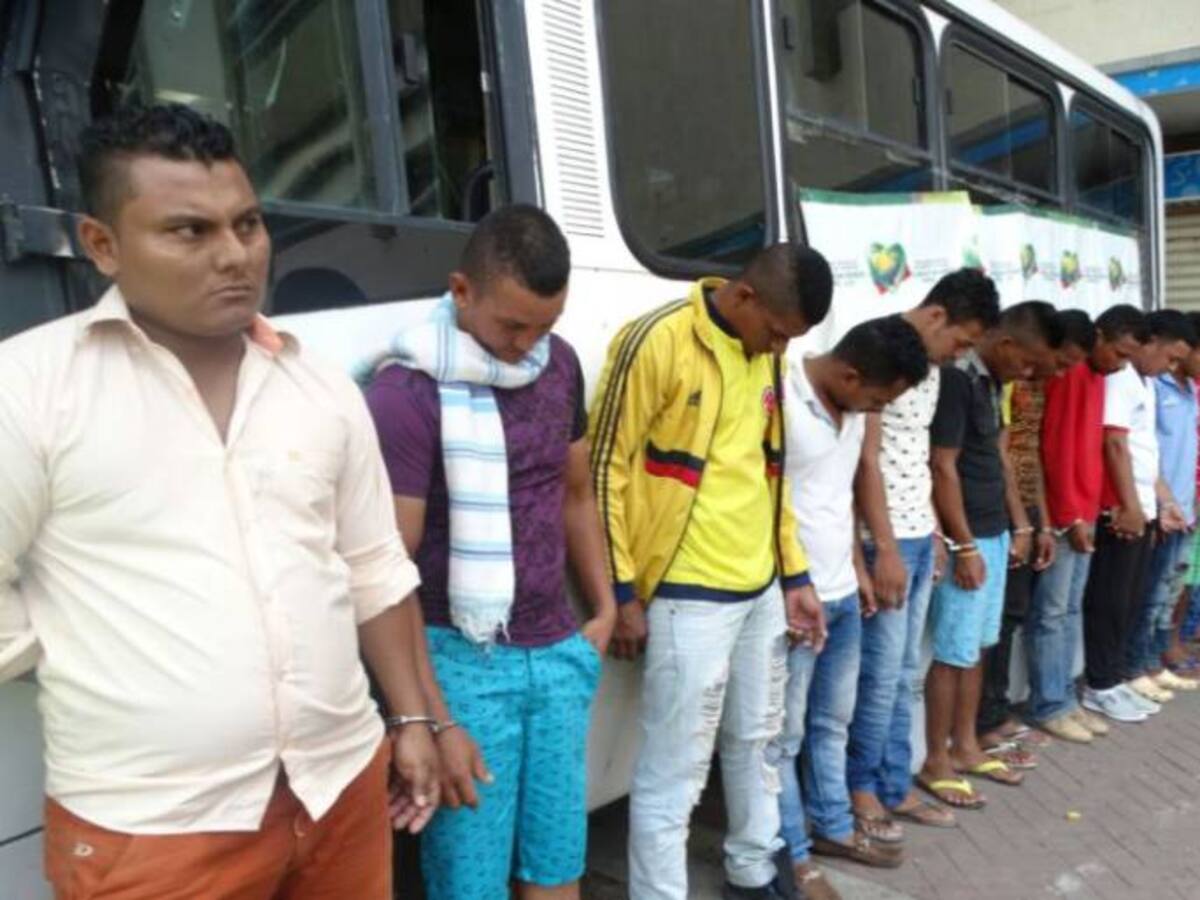 Autoridades capturan a 15 miembros del “Clan del Golfo” en Cartagena y sur de Bolívar