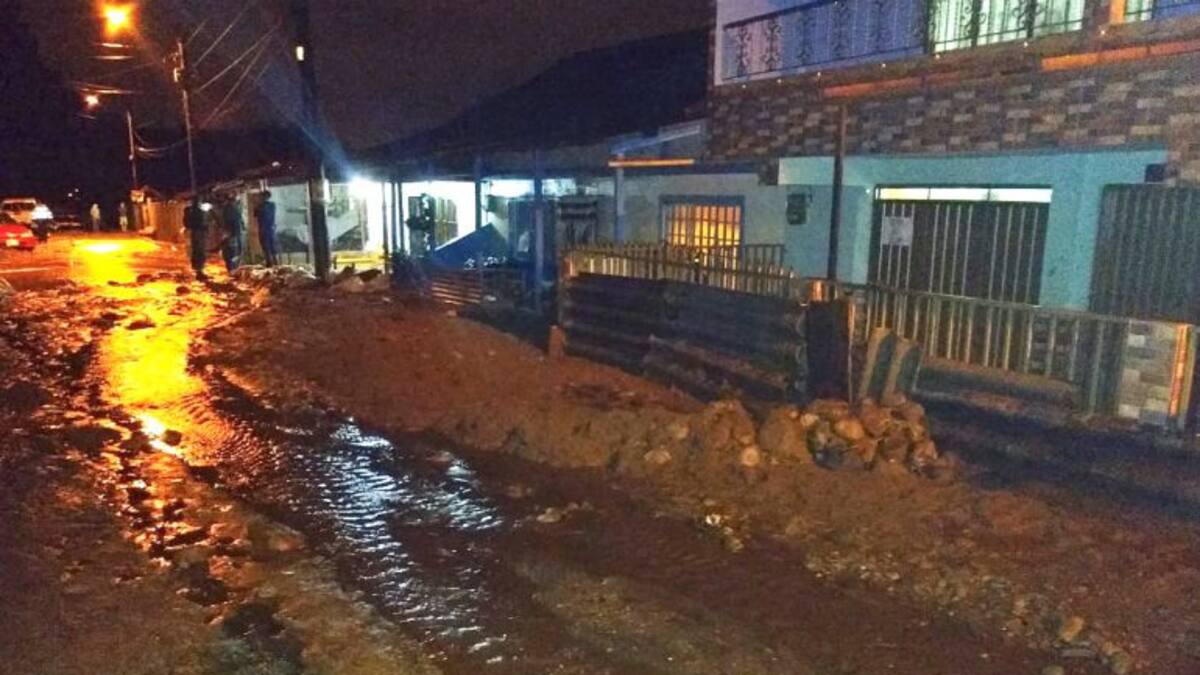 80 personas afectadas en zona rural de Pereira por inundaciones