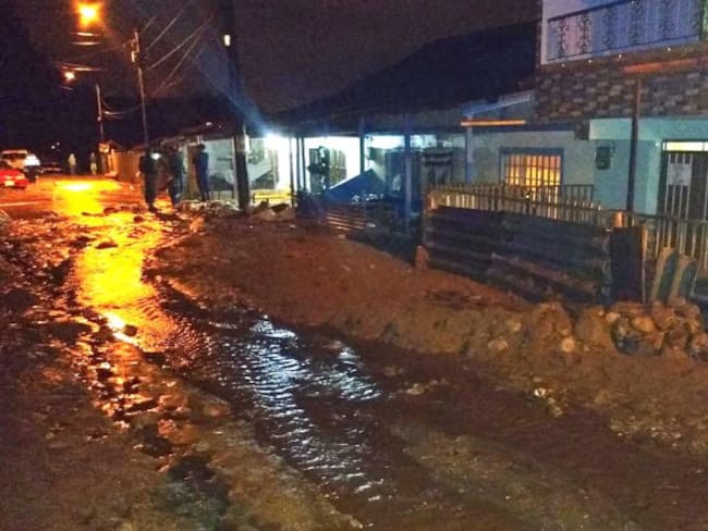 80 personas afectadas en zona rural de Pereira por inundaciones