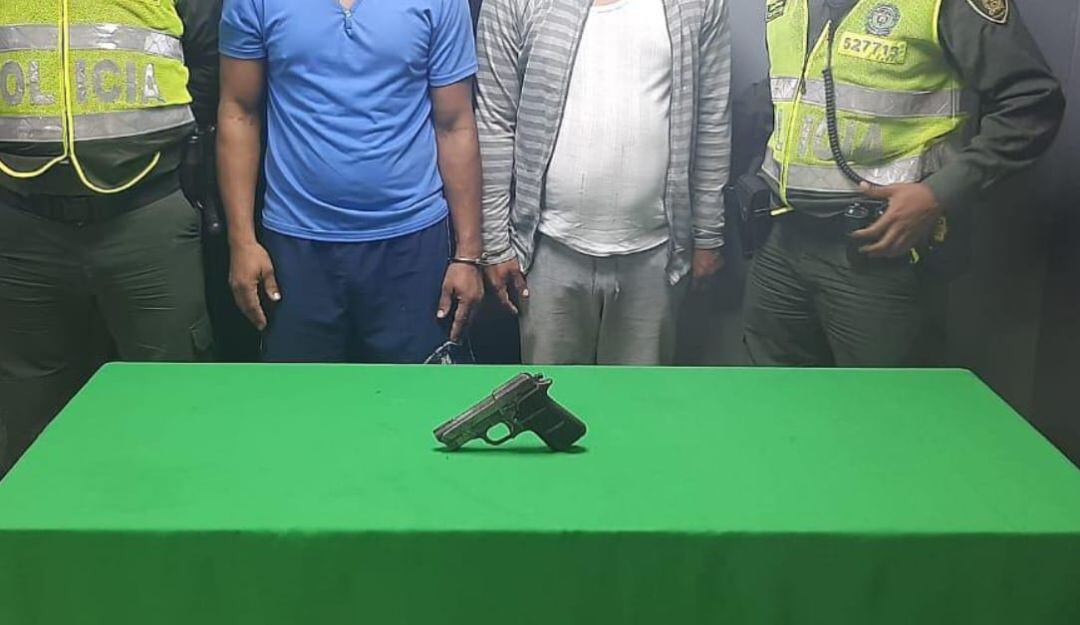 Arma incautada en los hechos.