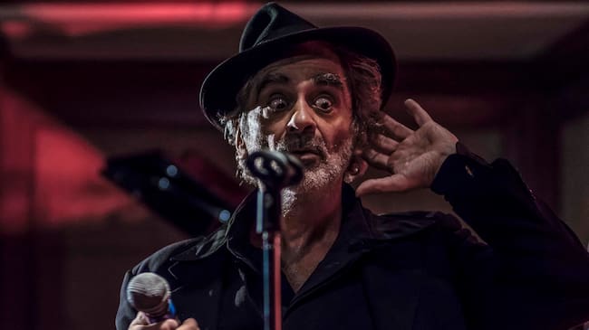 HOTEL PALATINO, ROME, ITALIY, ITALY - 2017/04/08: Daniel Melingo "Anda Tour 2017" performs live at Hotel Palatino in Rome, Italy. (Photo by Fabrizio Sodani/Pacific Press/LightRocket via Getty Images)