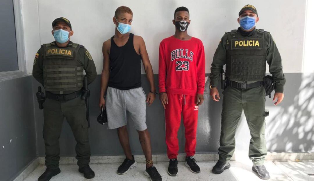 Presuntos homicidas capturados.