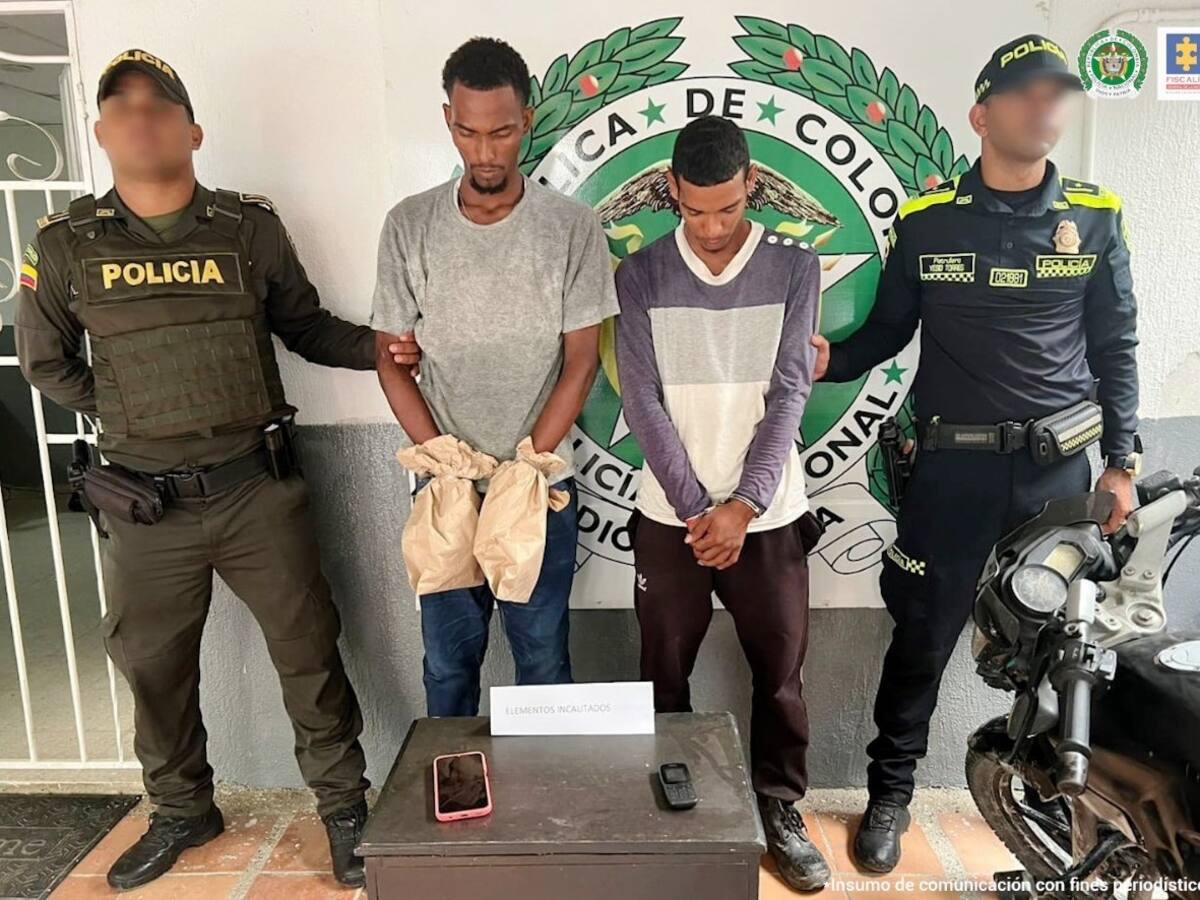 Dos presuntos sicarios fueron enviados a la cárcel de Cartagena