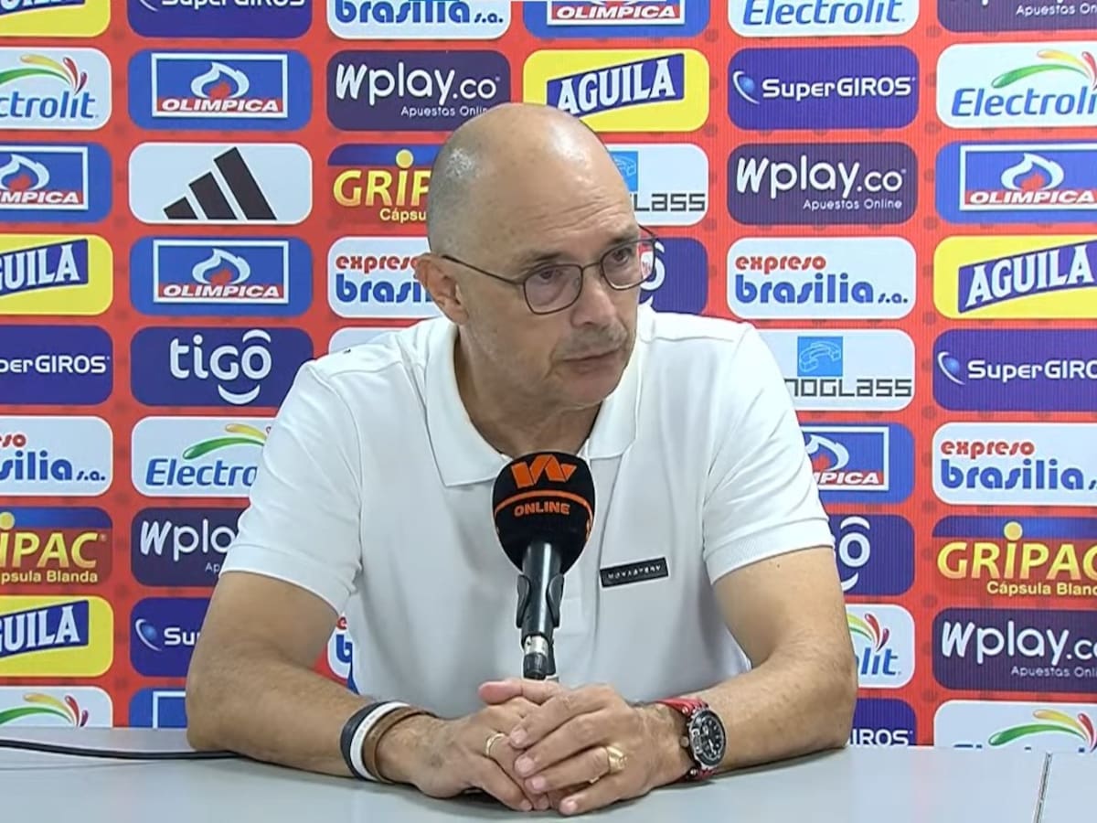 Alfredo Arias sobre la derrota ante Junior: “Nada justifica que defendamos tan mal”