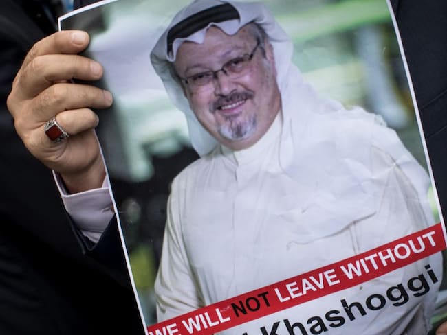 Protesta para que se conozca la verdad sobre responsables del asesinato de Khashoggi