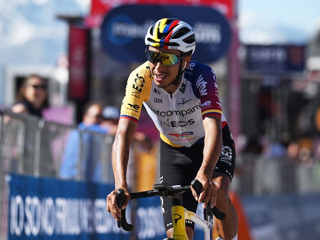 Egan Bernal durante la etapa 14 del Giro de Italia. (Photo by Dario Belingheri/Getty Images)